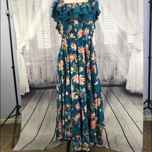 Jaase floral ruffle dress Size small